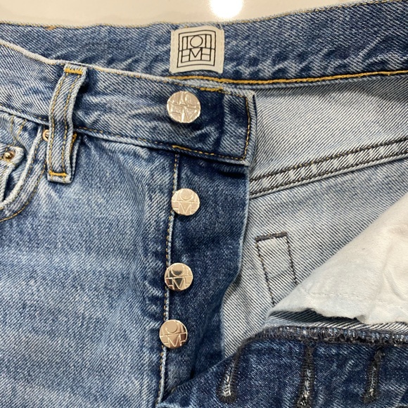 Toteme classic cut fringe denim - Picture 7 of 11